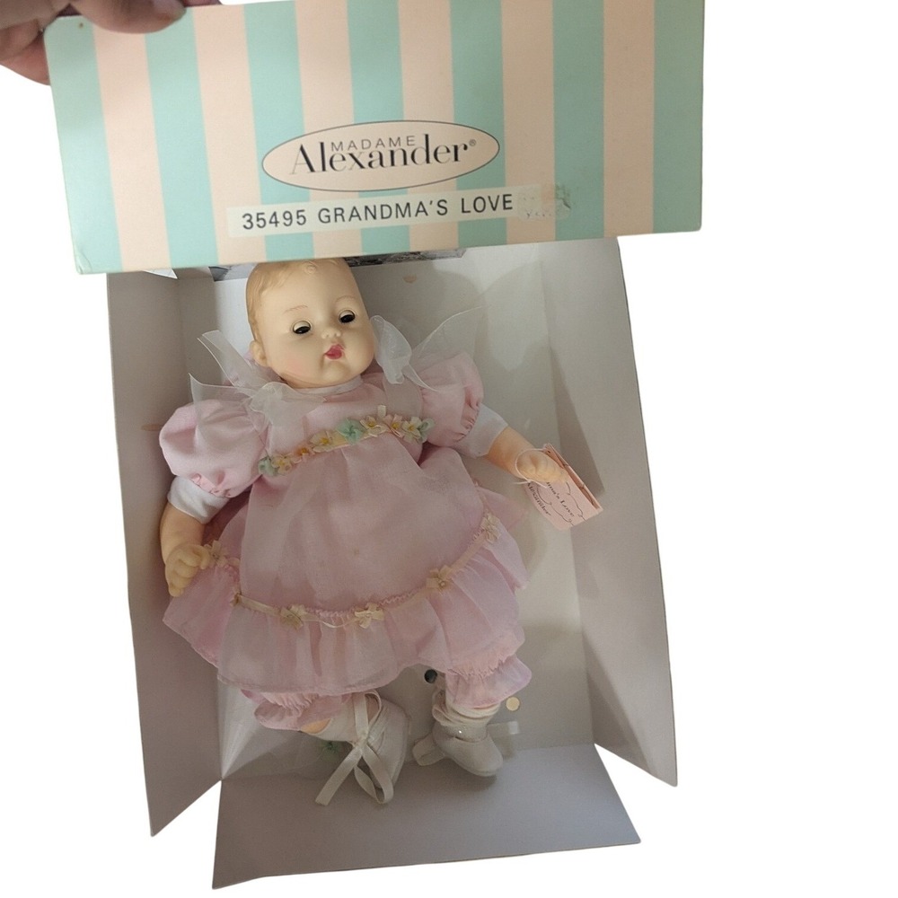 Madame Alexander Grandmas Love Baby Doll 35495 Pink Dress Vintage with Box